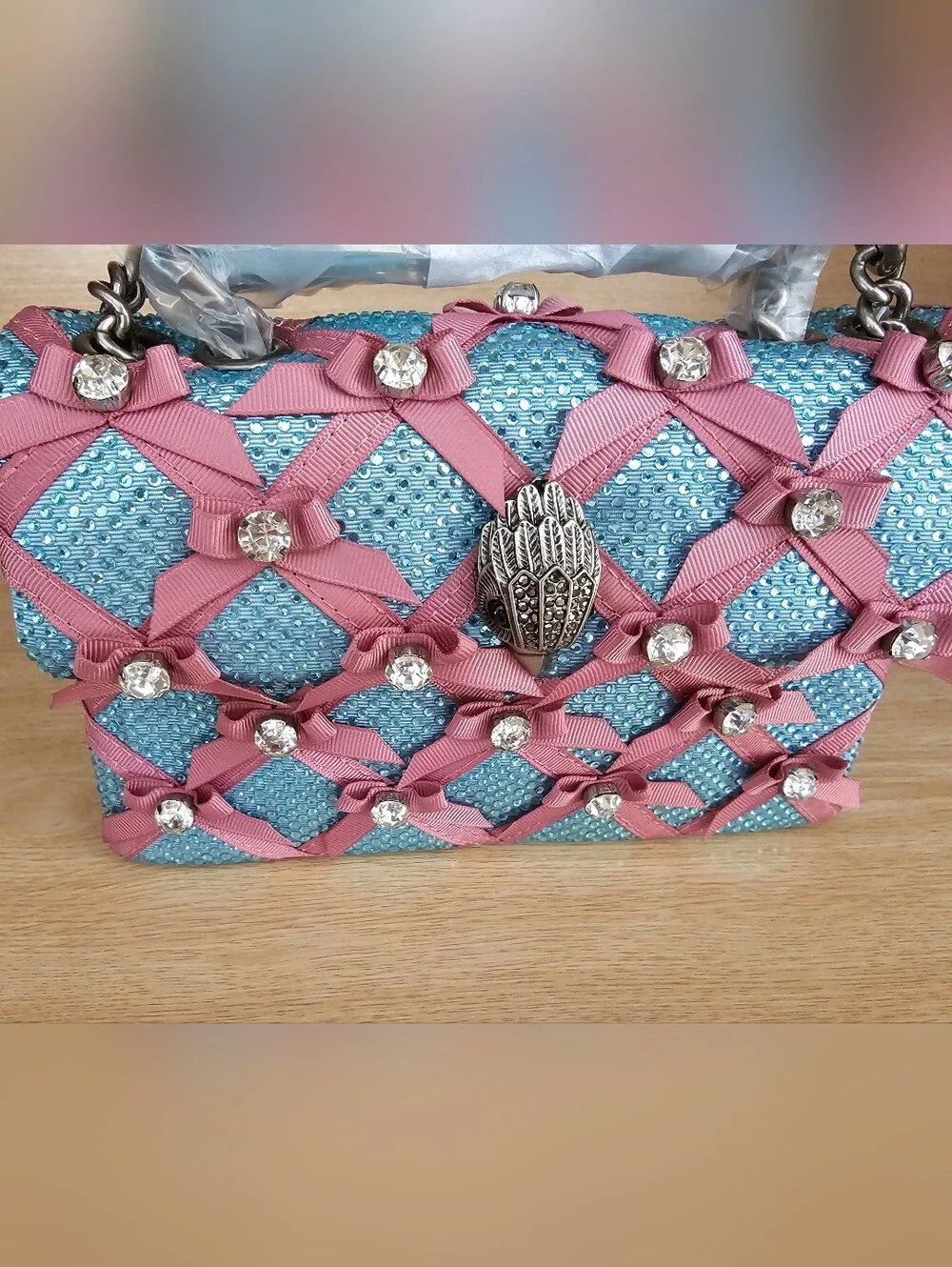 Kurt Geiger London Medium Bow Kesington Bag. - Picture 8 of 10